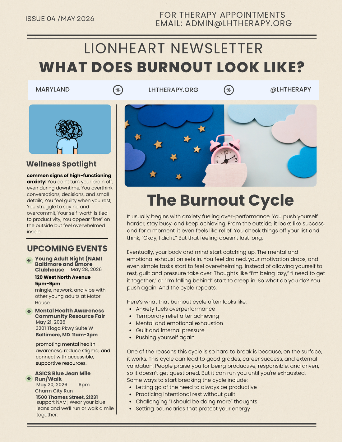 May 2026 Newsletter