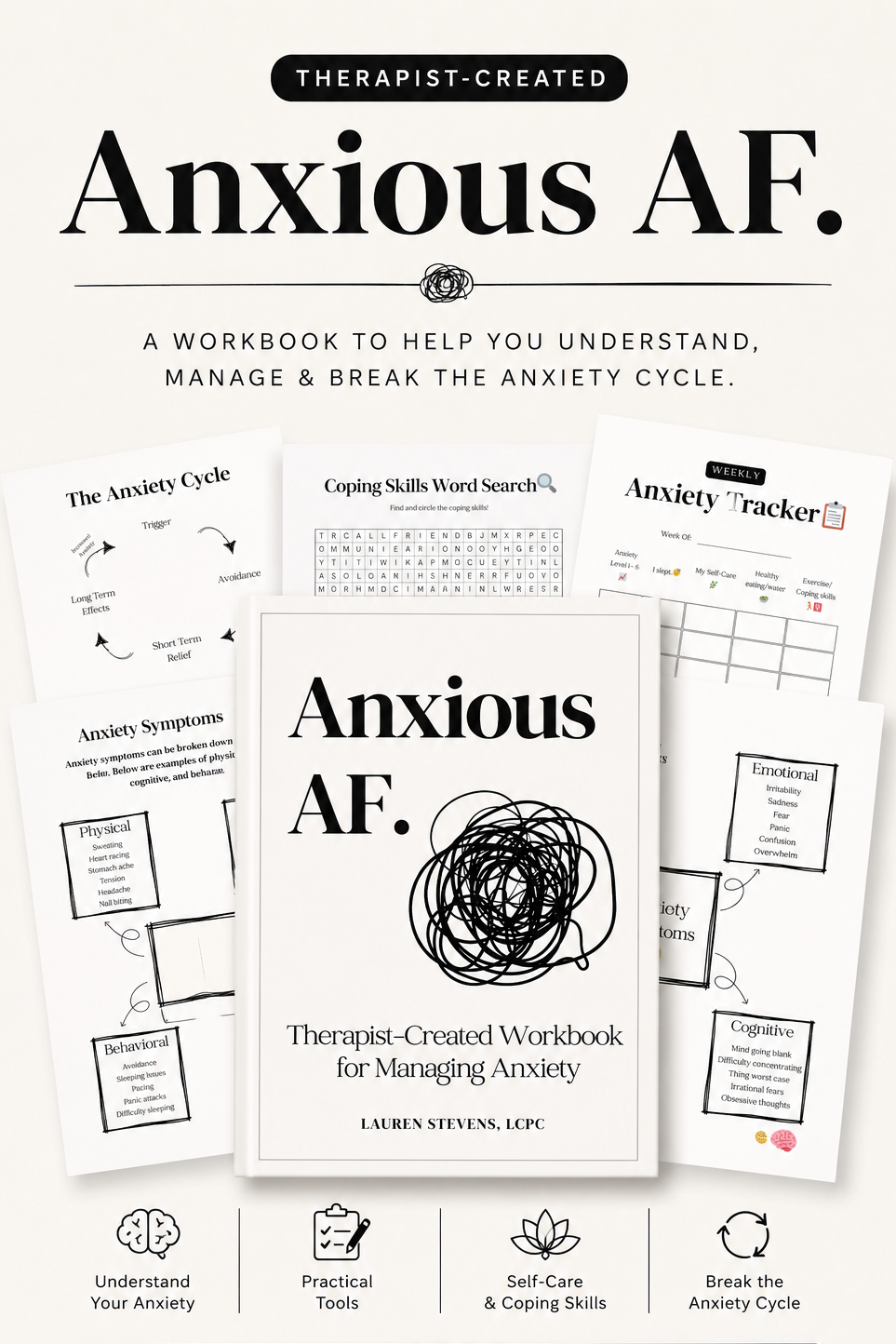 Anxious AF - Anxiety Workbook