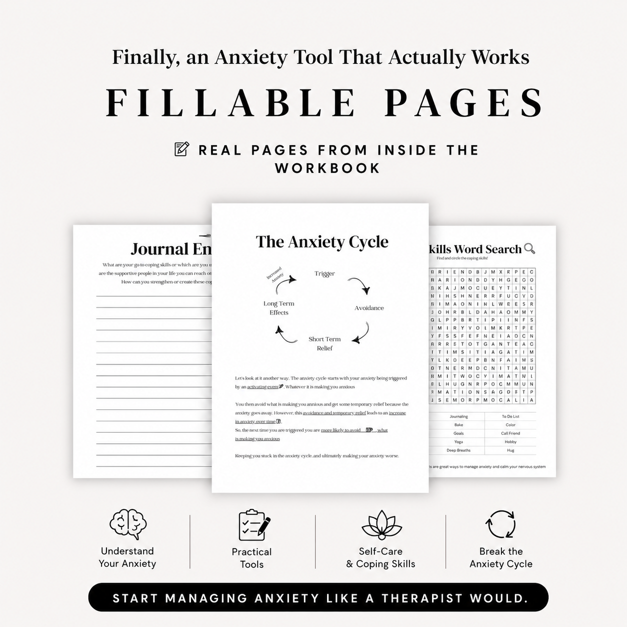 Anxious AF - Anxiety Workbook