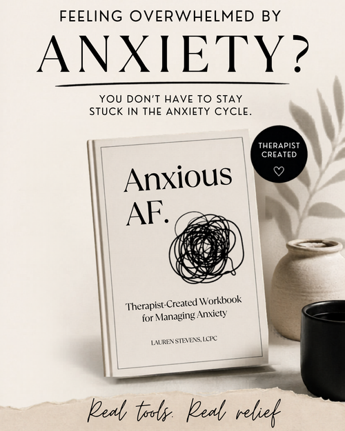 Anxiety Workbook - Therapist-Created for Overthinking, Stress & Emotional Wellness